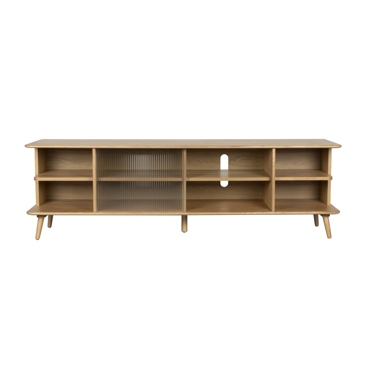   Oak Framed Glass Door Sideboard L | Oroa.com