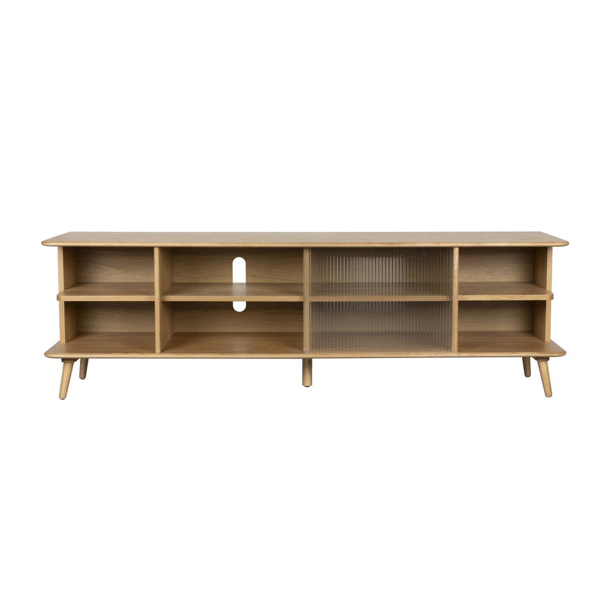   Oak Framed Glass Door Sideboard L | Oroa.com