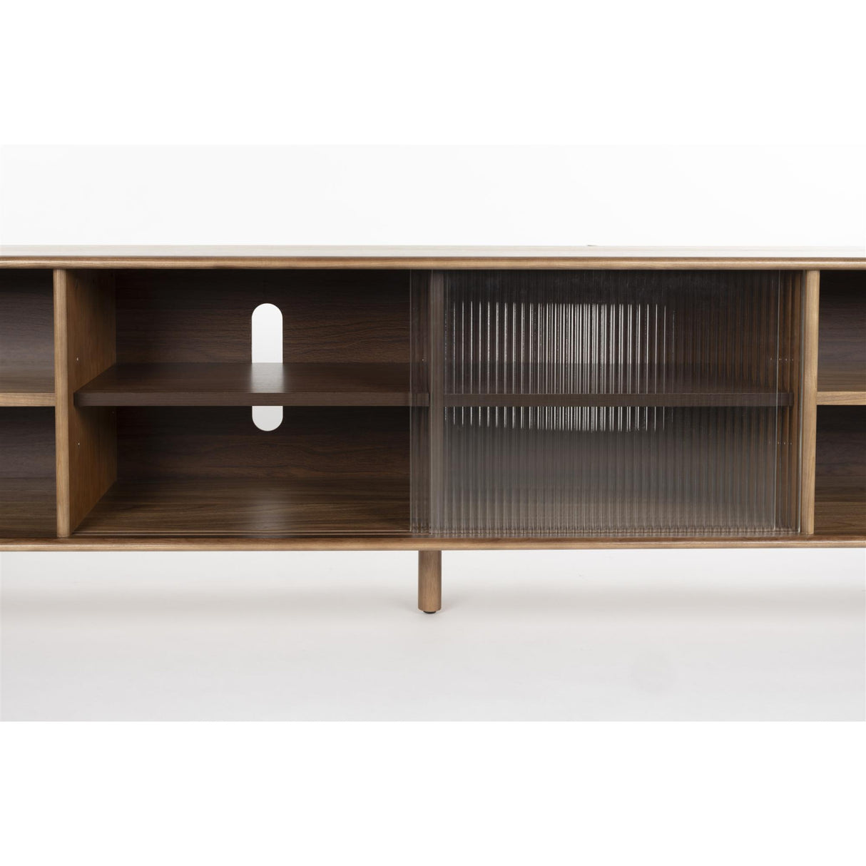   Oak Framed Glass Door Sideboard L | Oroa.com
