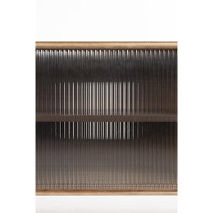   Oak Framed Glass Door Sideboard L | Oroa.com