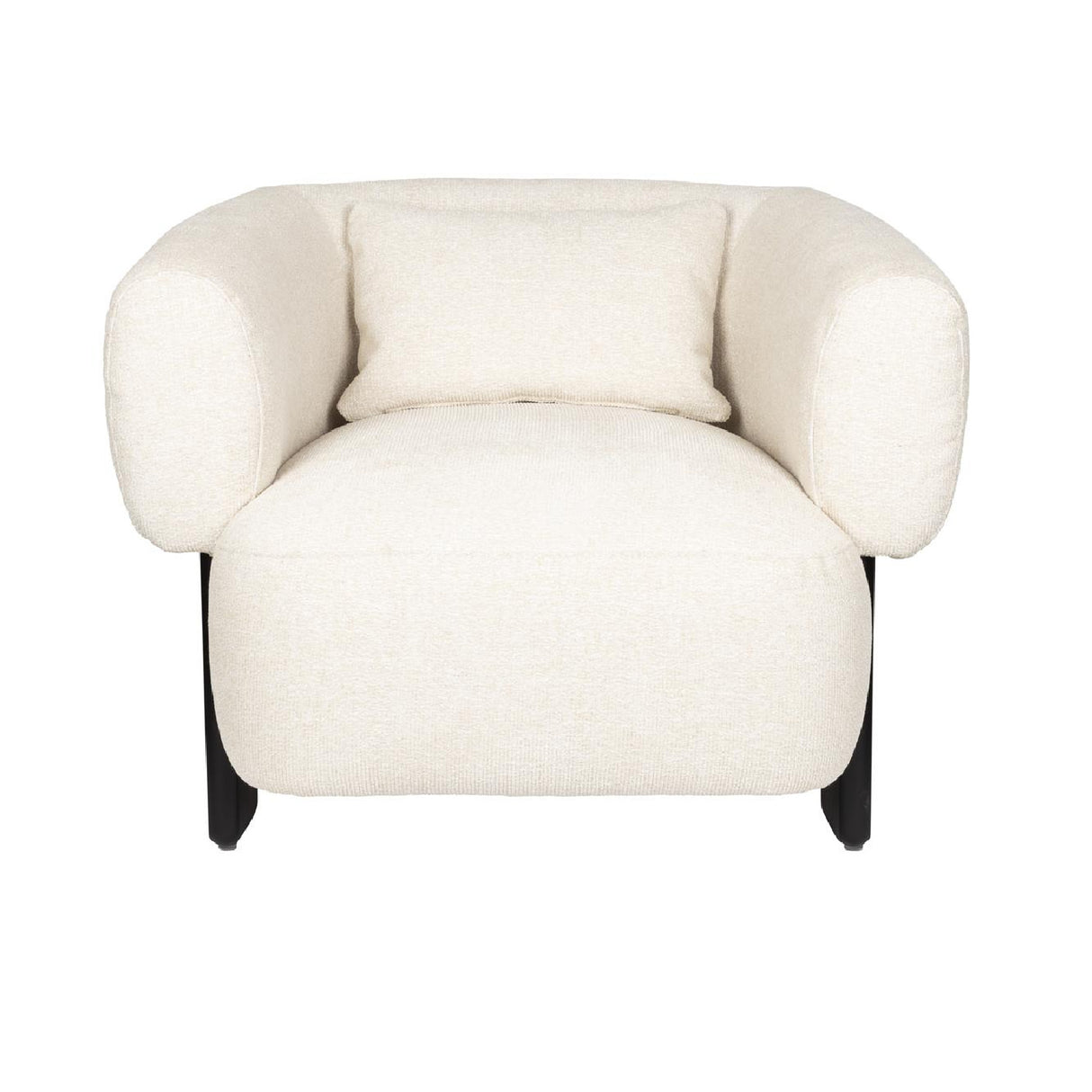   Modern furniture - Beige Fabric 3-Legged Lounge Chair - www.oroa.com | Oroa.com