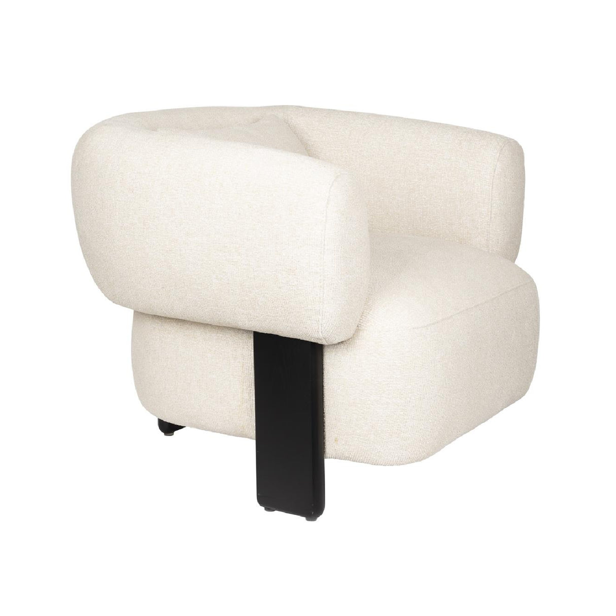   Modern furniture - Beige Fabric 3-Legged Lounge Chair - www.oroa.com | Oroa.com