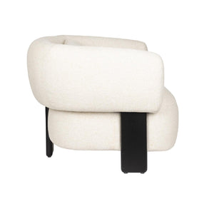  Modern furniture - Beige Fabric 3-Legged Lounge Chair - www.oroa.com | Oroa.com