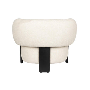   Modern furniture - Beige Fabric 3-Legged Lounge Chair - www.oroa.com | Oroa.com