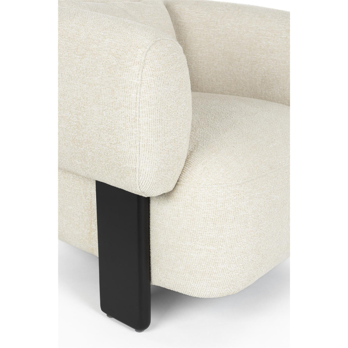   Modern furniture - Beige Fabric 3-Legged Lounge Chair - www.oroa.com | Oroa.com