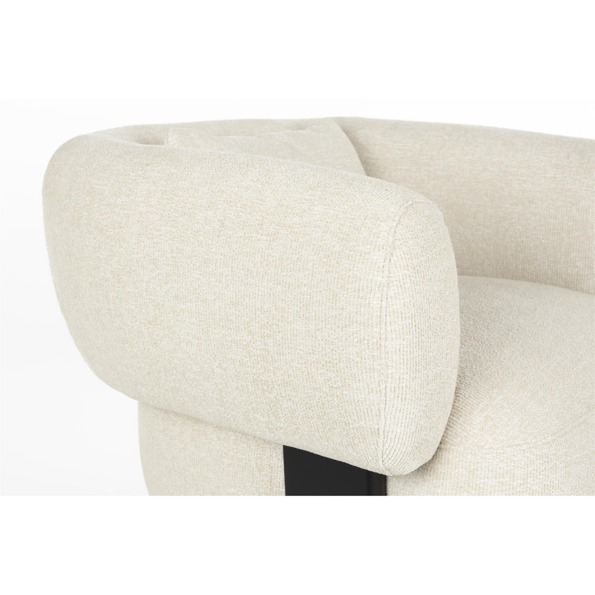   Modern furniture - Beige Fabric 3-Legged Lounge Chair - www.oroa.com | Oroa.com