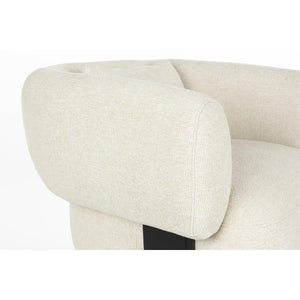   Modern furniture - Beige Fabric 3-Legged Lounge Chair - www.oroa.com | Oroa.com