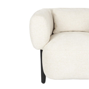   Modern furniture - Beige Fabric 3-Legged Lounge Chair - www.oroa.com | Oroa.com