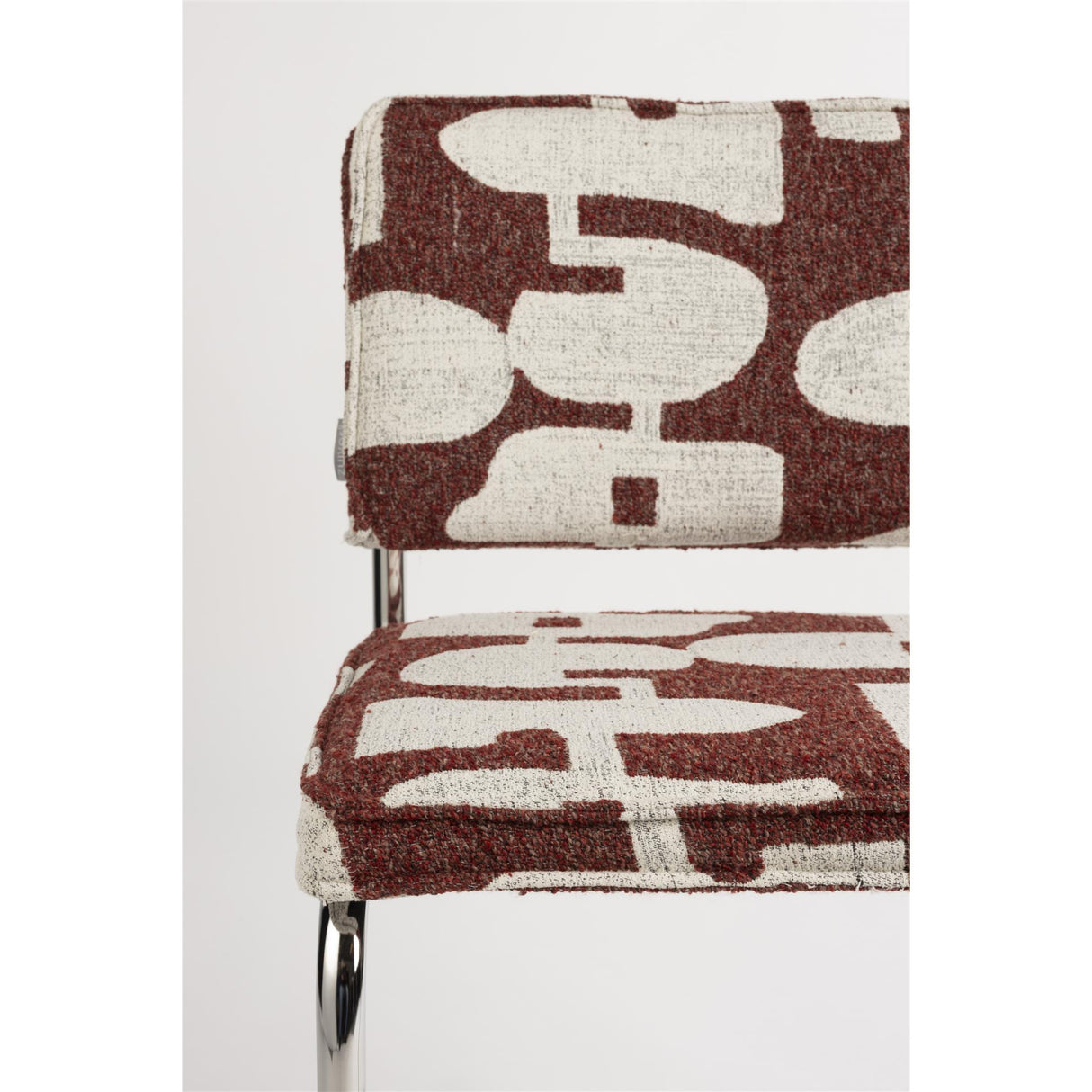   Modern European furniture - Retro Patterned Cantilevered Dining Chairs (2) - www.oroa.com | Oroa.com