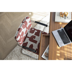   Modern furniture - Retro Patterned Cantilevered Dining Armchairs (2) - www.oroa.com | Oroa.com