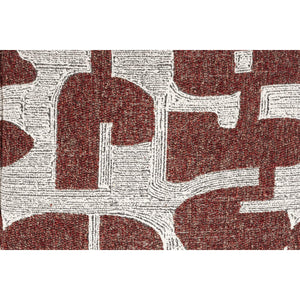   Patterned Fabric Cantilevered Dining Armchairs (2) | Oroa.com