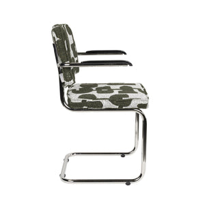   Modern furniture - Retro Patterned Cantilevered Dining Armchairs (2) - www.oroa.com | Oroa.com