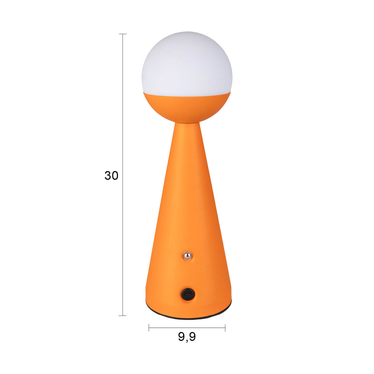   Steel Base Cordless Table Lamp | Oroa.com