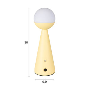   Steel Base Cordless Table Lamp | Oroa.com