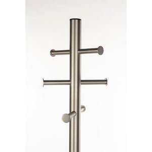   Brushed Chrome Coat Rack | Oroa.com
