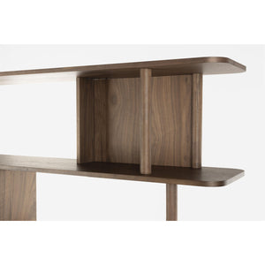   Wooden Sliding Door 5-Layer Bookcase | Oroa.com