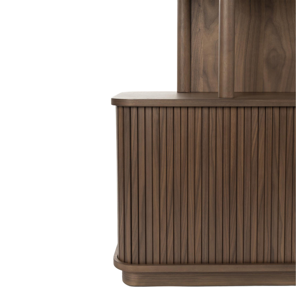   Wooden Sliding Door 5-Layer Bookcase | Oroa.com
