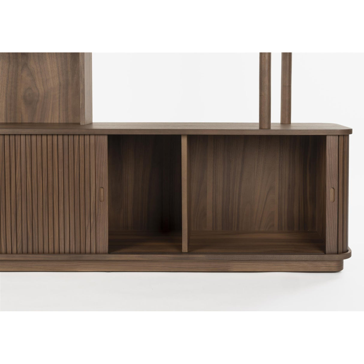   Wooden Sliding Door 5-Layer Bookcase | Oroa.com