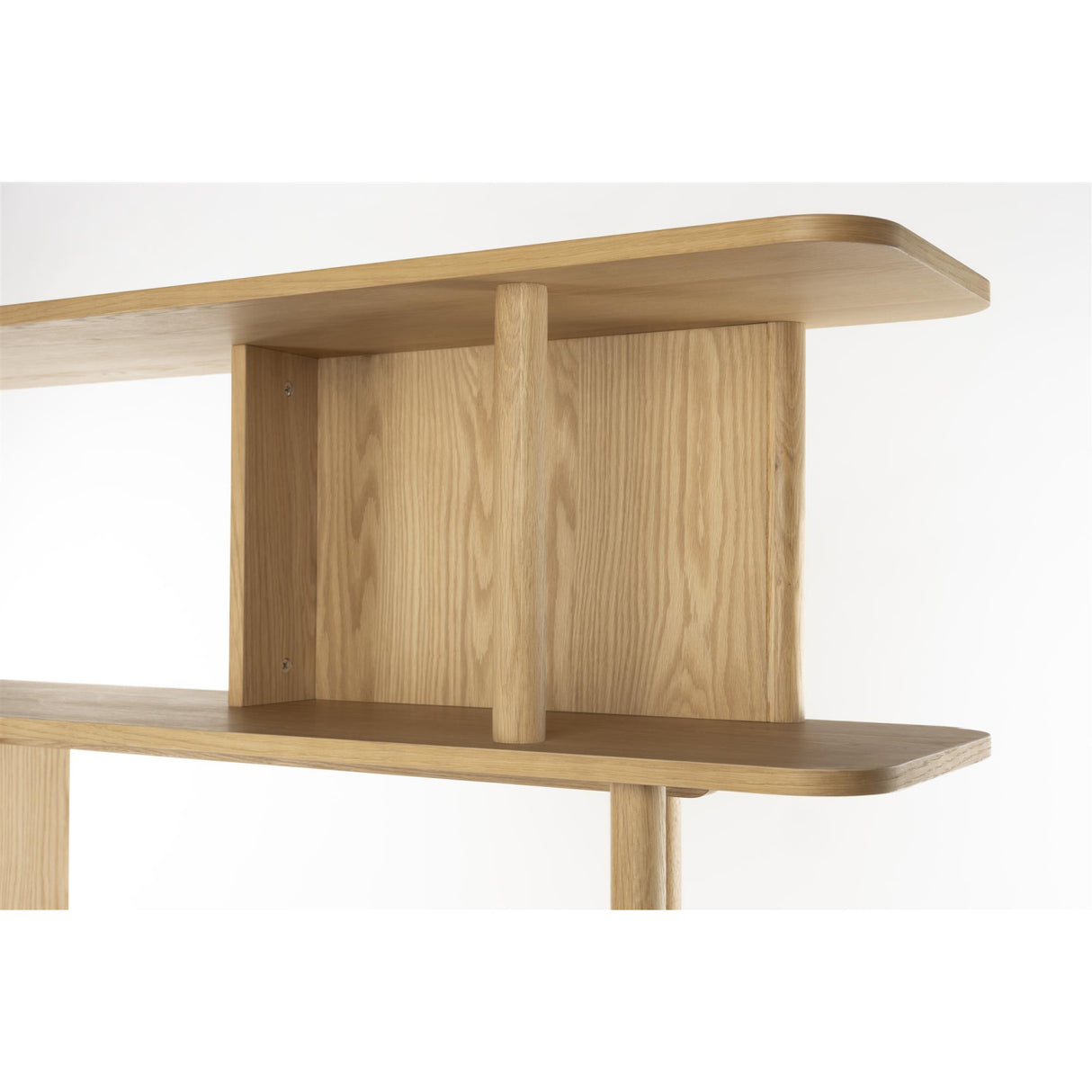   Wooden Sliding Door 5-Layer Bookcase | Oroa.com