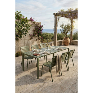   Aluminum Outdoor Garden Table & Chair Set (6) | Oroa.com