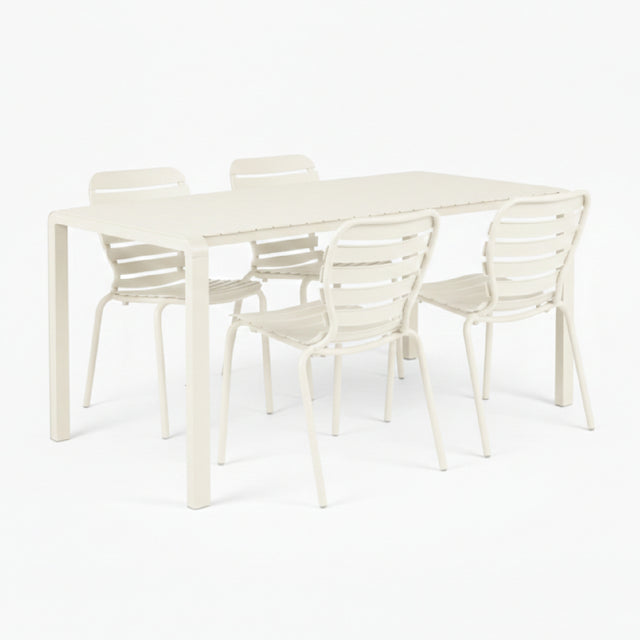 Aluminum Outdoor Garden Table & Chair Set (2) | Zuiver Vondel | Oroa.com