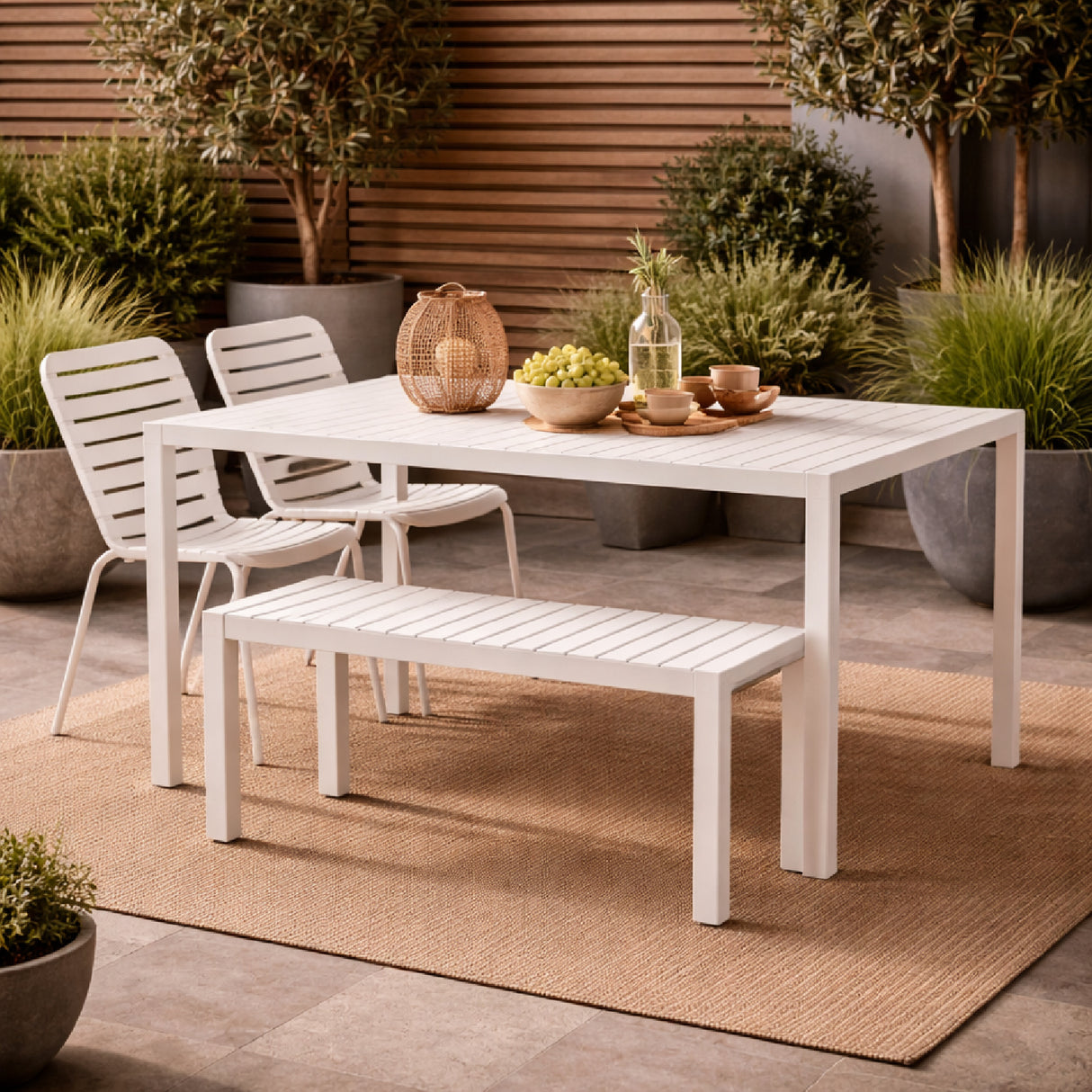   Aluminum Outdoor Garden Table & Chair Set | Oroa.com