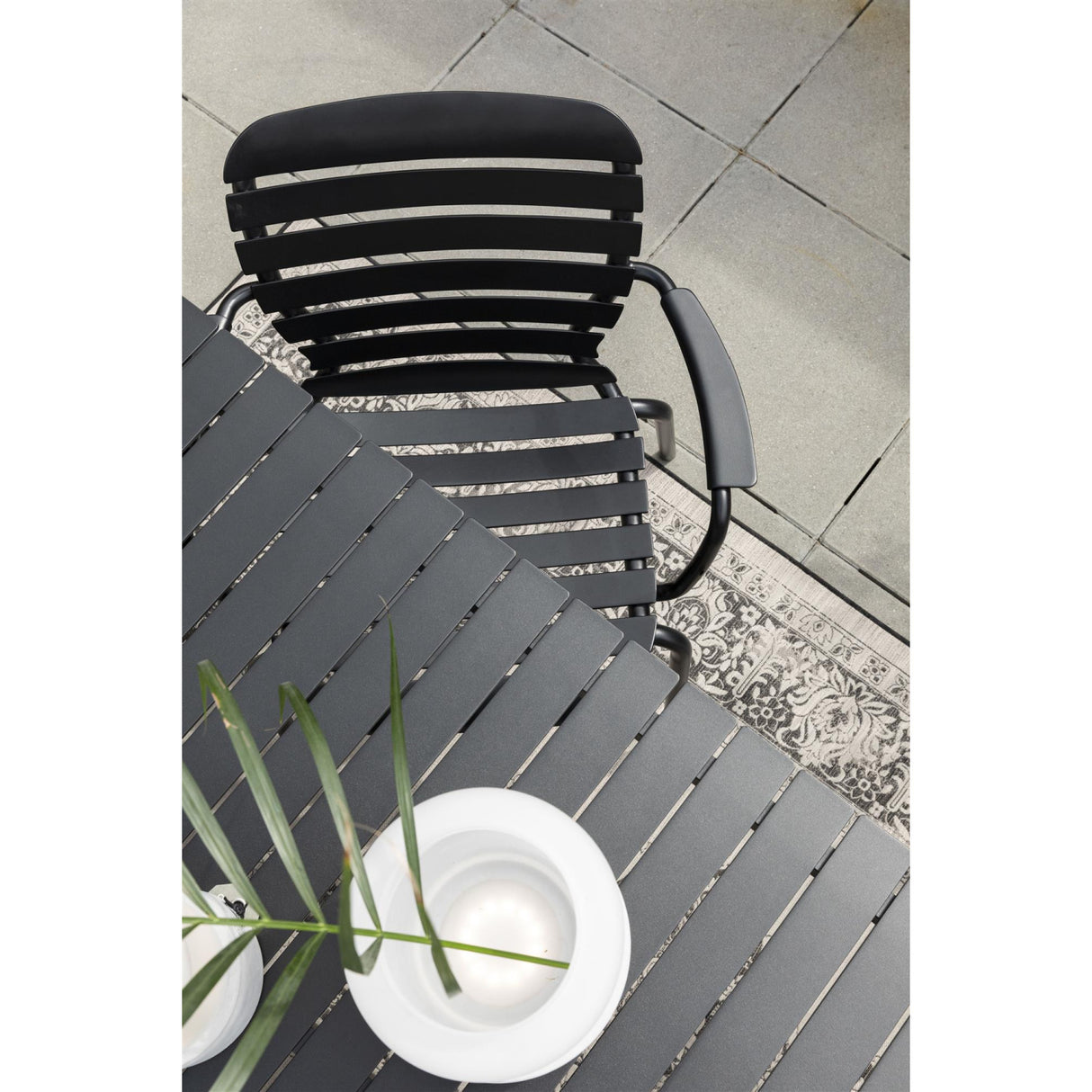   Aluminum Garden Table & Armchair Set (4) | Oroa.com