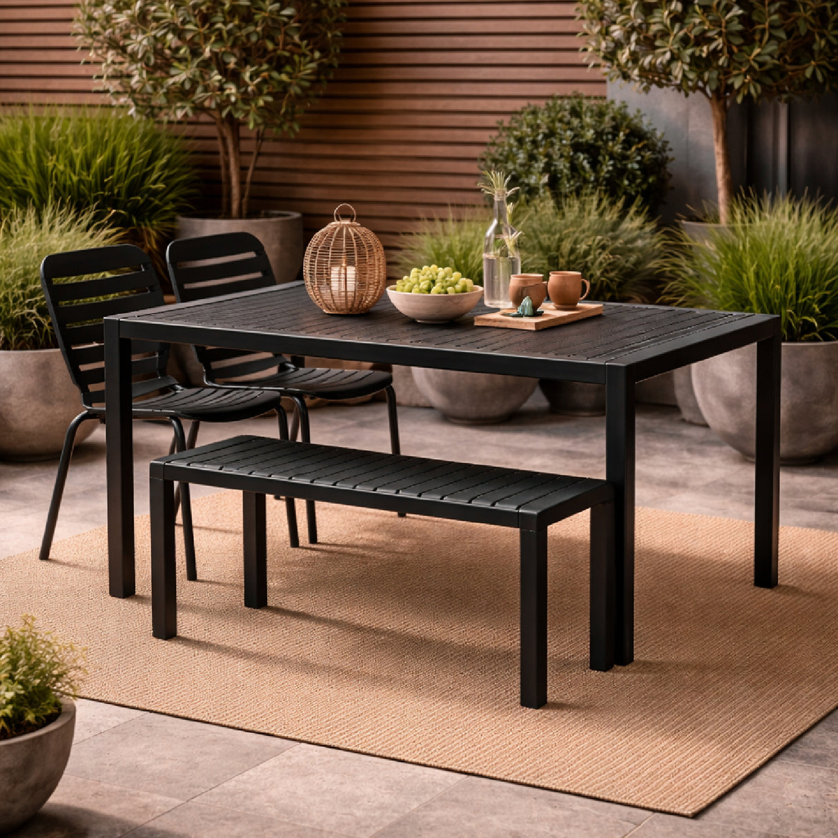   Aluminum Outdoor Garden Table & Chair Set | Oroa.com