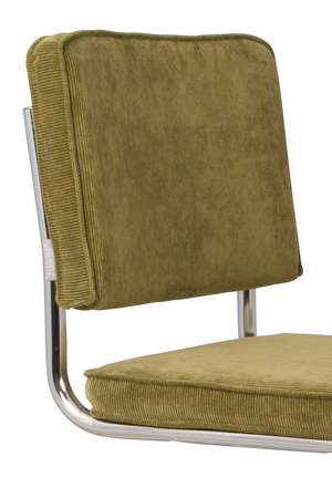 Cantilevered Ribcord Dining Chair (2) | Zuiver Ridge | Oroa.com