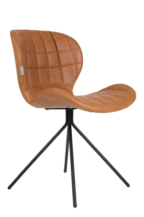 Quilted Leather Dining Chairs (2) | Zuiver Omg | Oroa.com