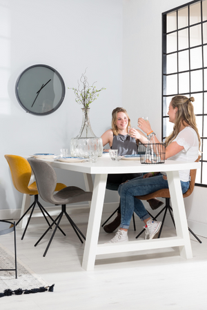 Quilted Leather Dining Chairs (2) | Zuiver Omg | Oroa.com