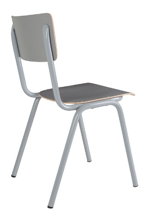 Steel-Framed Stackable Chairs (4) | Zuiver Back To School | Oroa.com