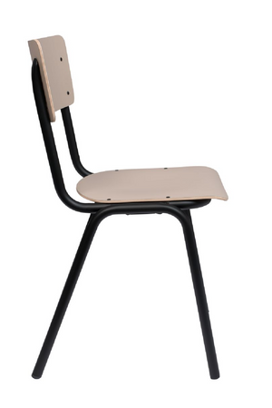 Steel-Framed Stackable Chairs (4) | Zuiver Back To School | Oroa.com