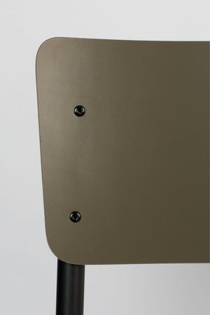 Steel-Framed Stackable Chairs (4) | Zuiver Back To School | Oroa.com