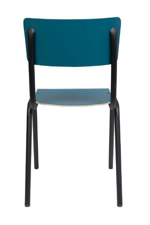 Steel-Framed Stackable Chairs (4) | Zuiver Back To School | Oroa.com