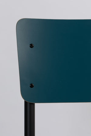 Steel-Framed Stackable Chairs (4) | Zuiver Back To School | Oroa.com
