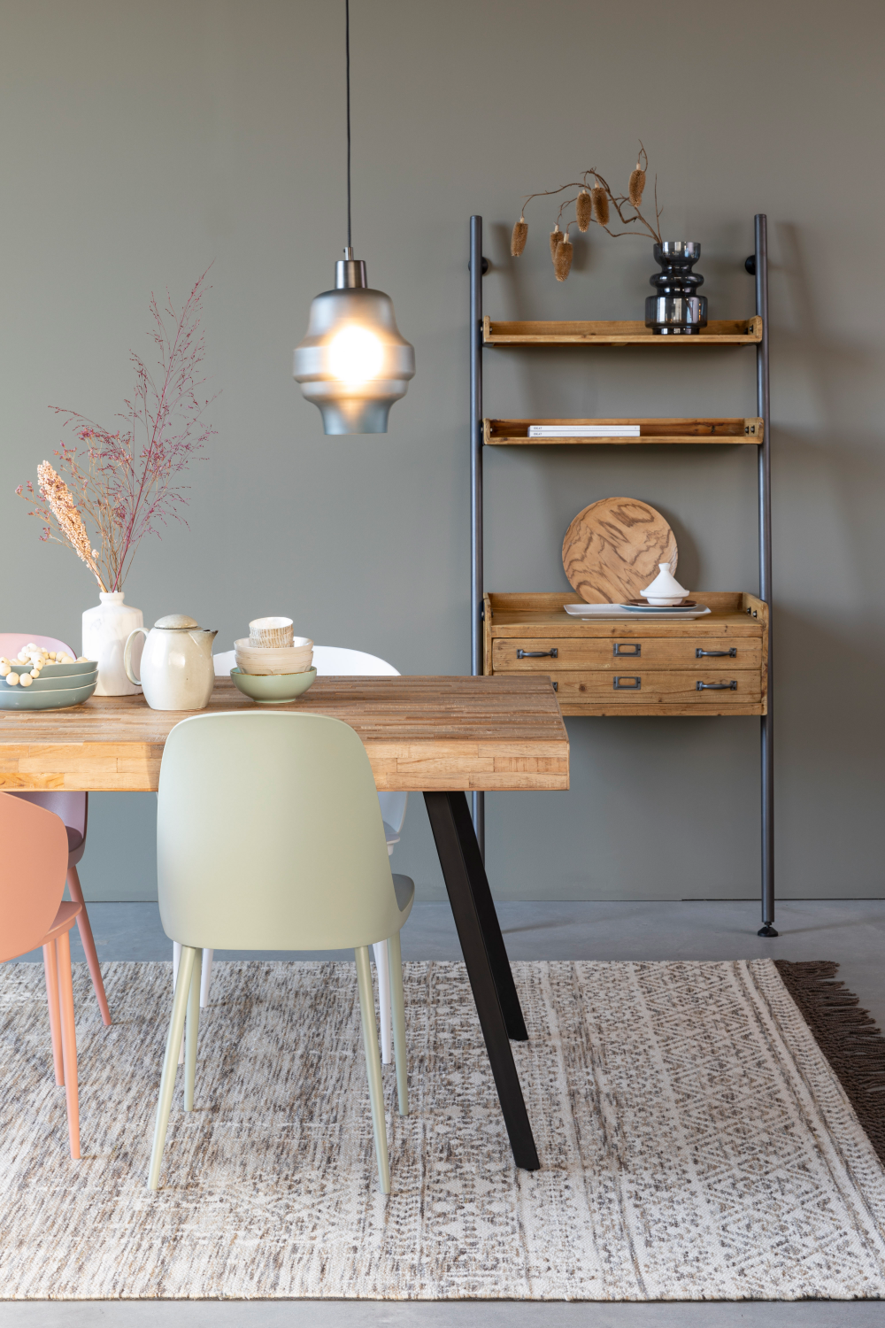 Modern Molded Dining Chairs (2) | DF Pip | Oroa.com