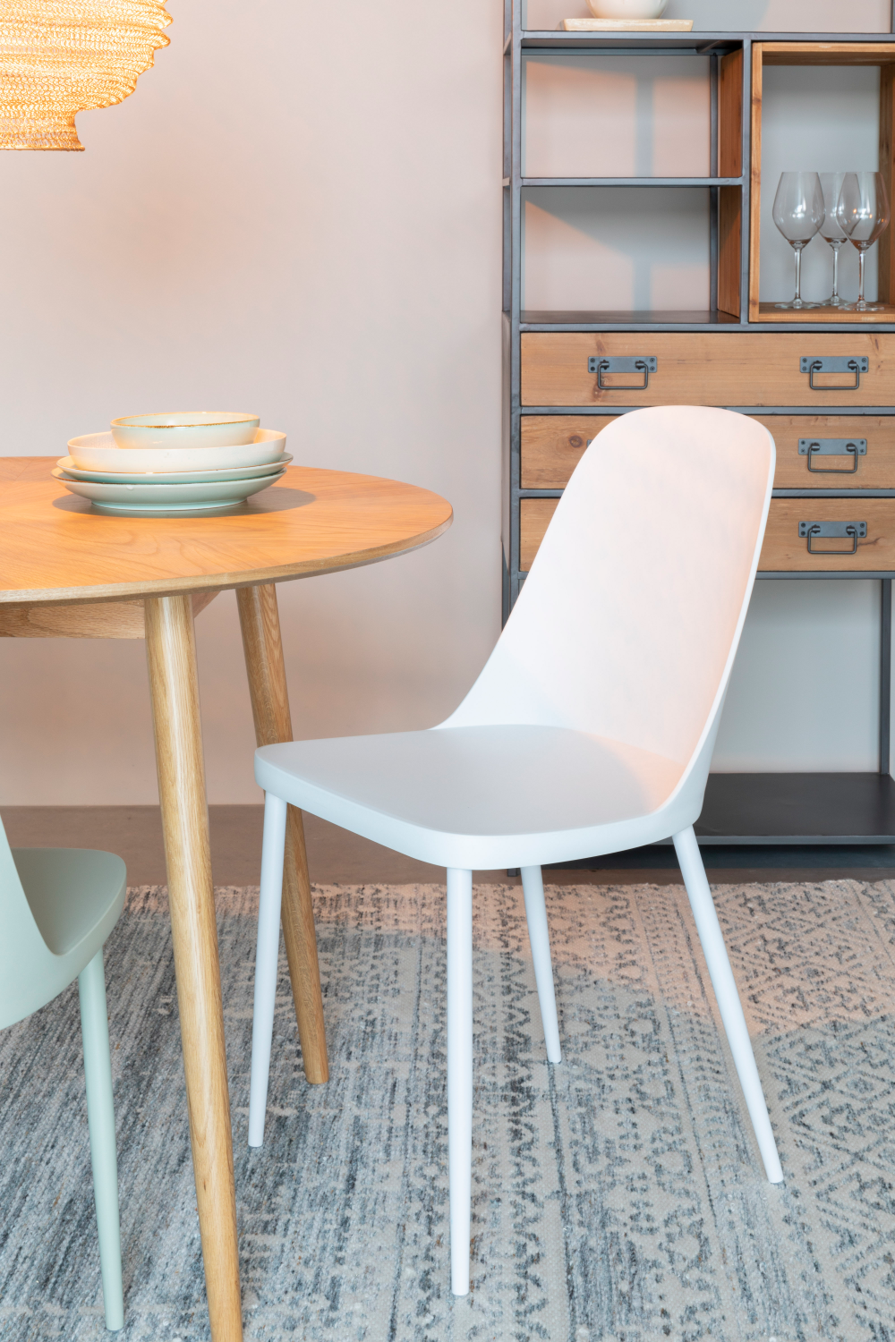 Modern Molded Dining Chairs (2) | DF Pip | Oroa.com