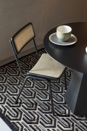 Beech Framed Rattan Dining Chairs (2) | Zuiver Jort | Oroa.com