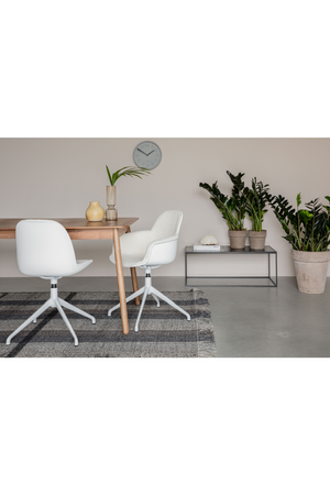 Upholstered Minimalist Swivel Chair (2) | Zuiver Albert | Oroatrade