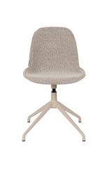 Upholstered Minimalist Swivel Chair (2) | Zuiver | Oroa.com
