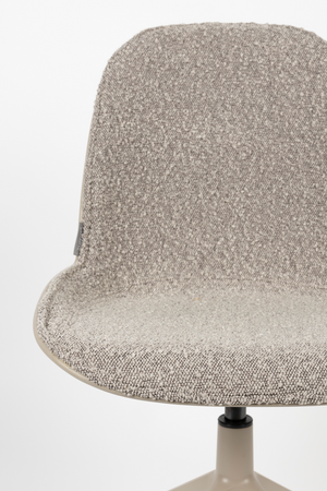 Upholstered Minimalist Swivel Chair (2) | Zuiver Albert | Oroatrade
