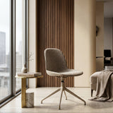 Upholstered Minimalist Swivel Chair (2) | Zuiver | Oroa.com