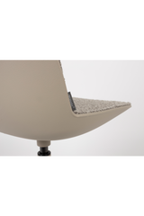 Upholstered Minimalist Swivel Chair (2) | Zuiver | Oroa.com