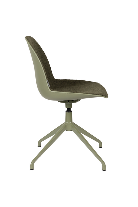Upholstered Minimalist Swivel Chair (2) | Zuiver | Oroa.com
