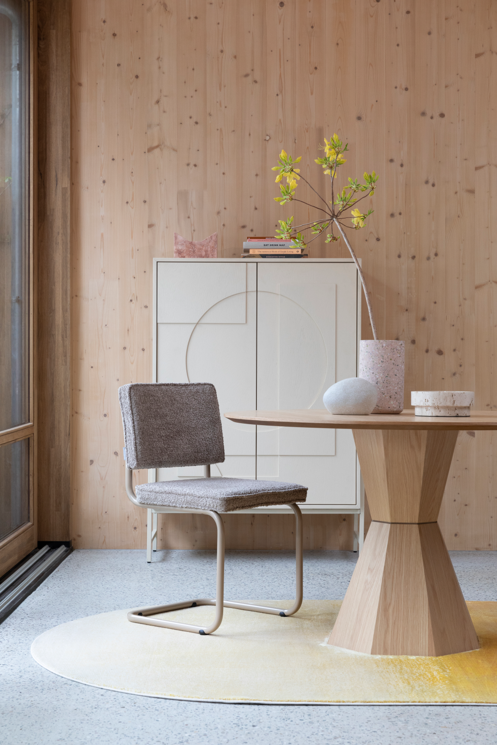 Cantilever Dining Chair Set (2) | Zuiver Ridge | OROA.com