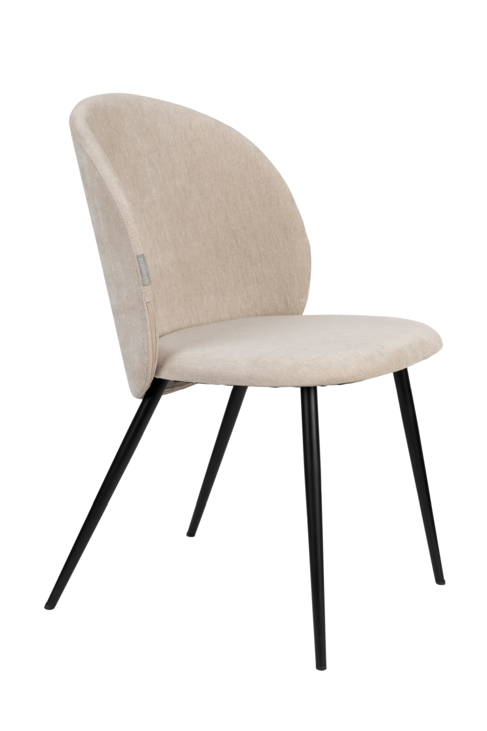 Velvet Curved Dining Chairs (2) | Zuiver Cozy | OROA.com