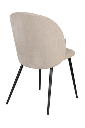 Velvet Curved Dining Chairs (2) | Zuiver Cozy | OROA.com