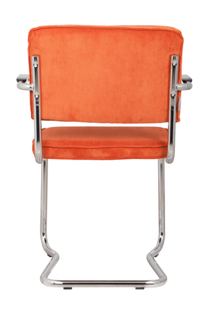 Modern Ribcord Dining Armchair (2) | Zuiver Ridge | OROA.com