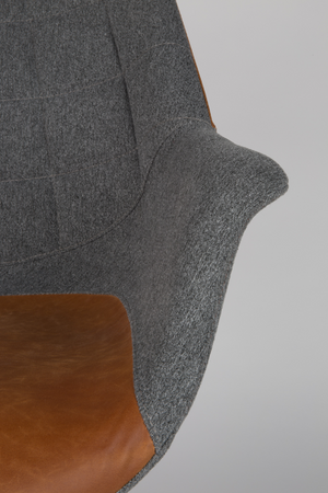Brown Upholstered Armchairs (2) | Zuiver Doulton | OROA.com